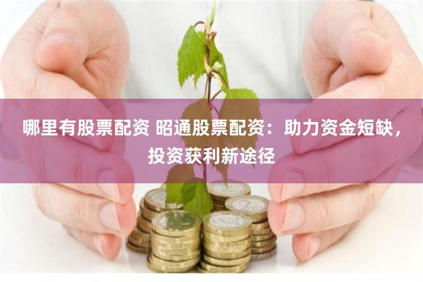 哪里有股票配资 昭通股票配资：助力资金短缺，投资获利新途径
